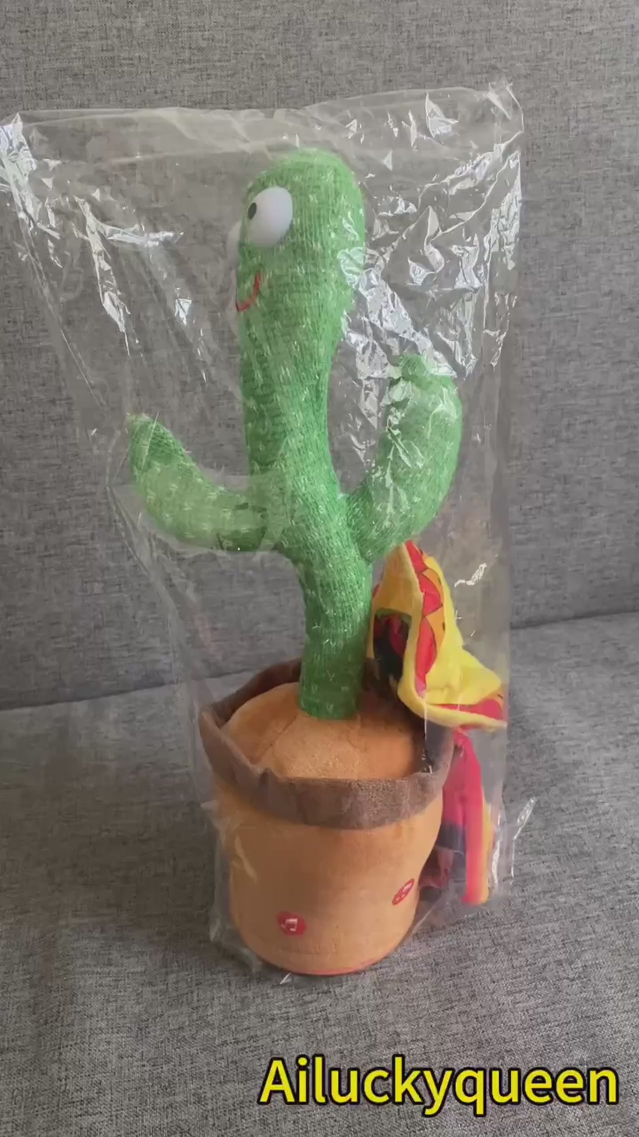 Dancing Cactus: Interactive Singing Plush Toy