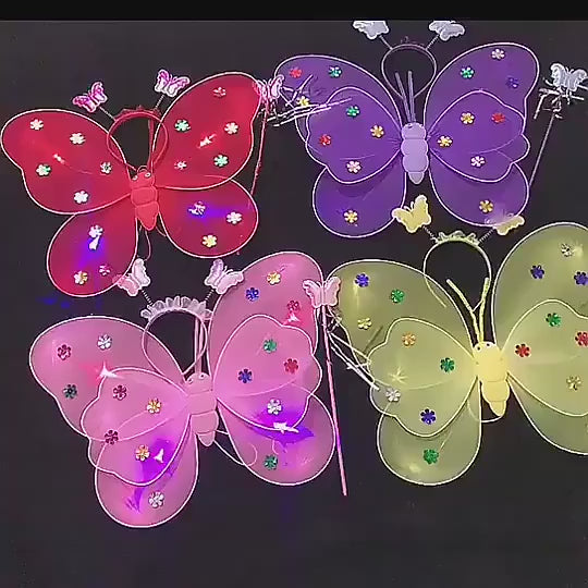 Luminous Angel Wings & Butterfly Skirt