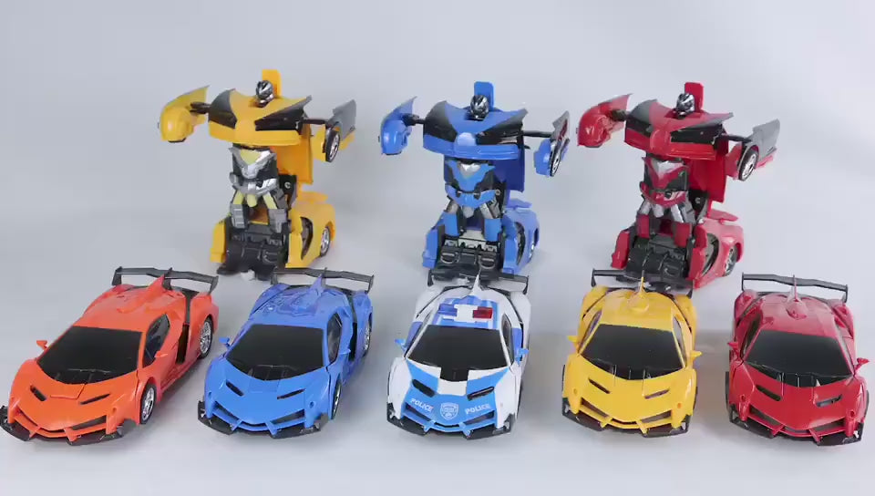 2-in-1 RC Robot Transformation Car