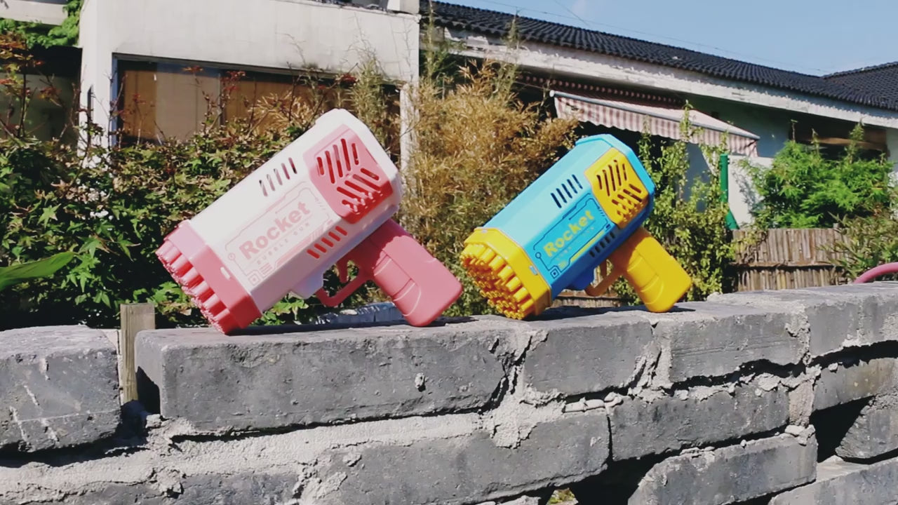 Mega Bubble Fun: Handheld Electric Gun