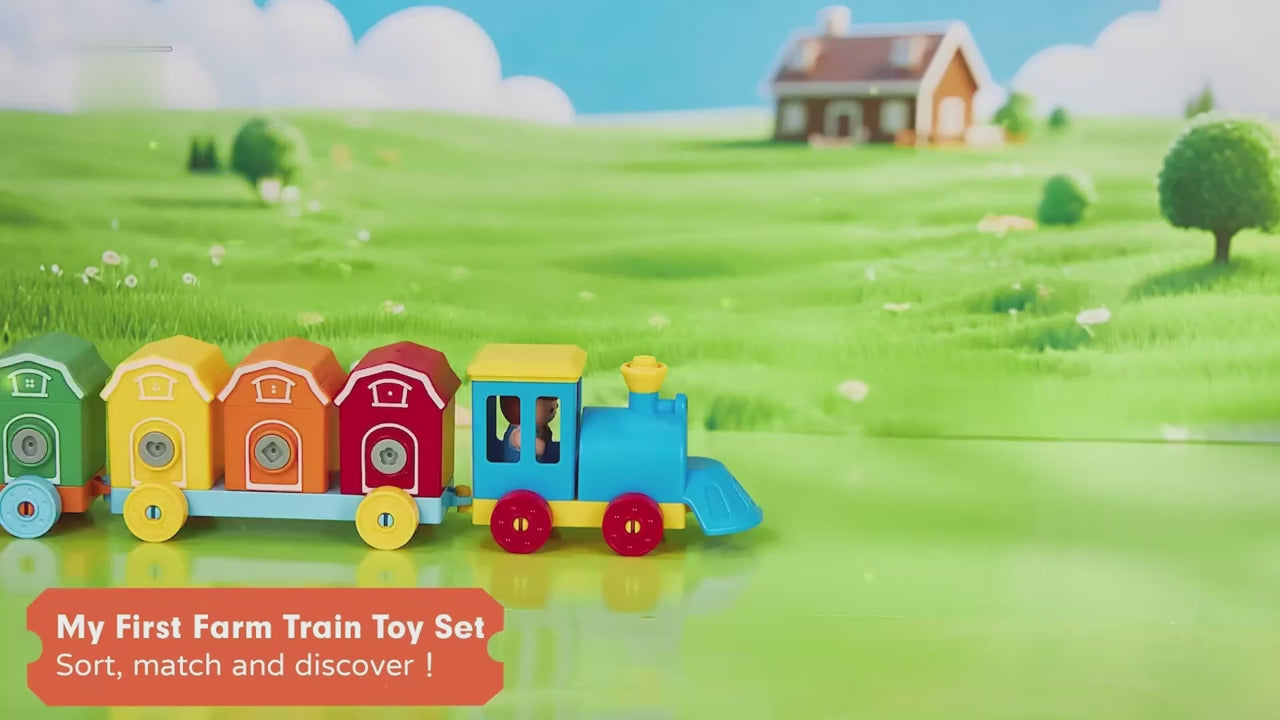 Montessori Farm Train: Learn Through Play